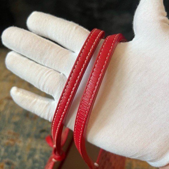 Goyard Saint Louis Tote Bad Red PM Coated Canvas - Picture 3 of 15